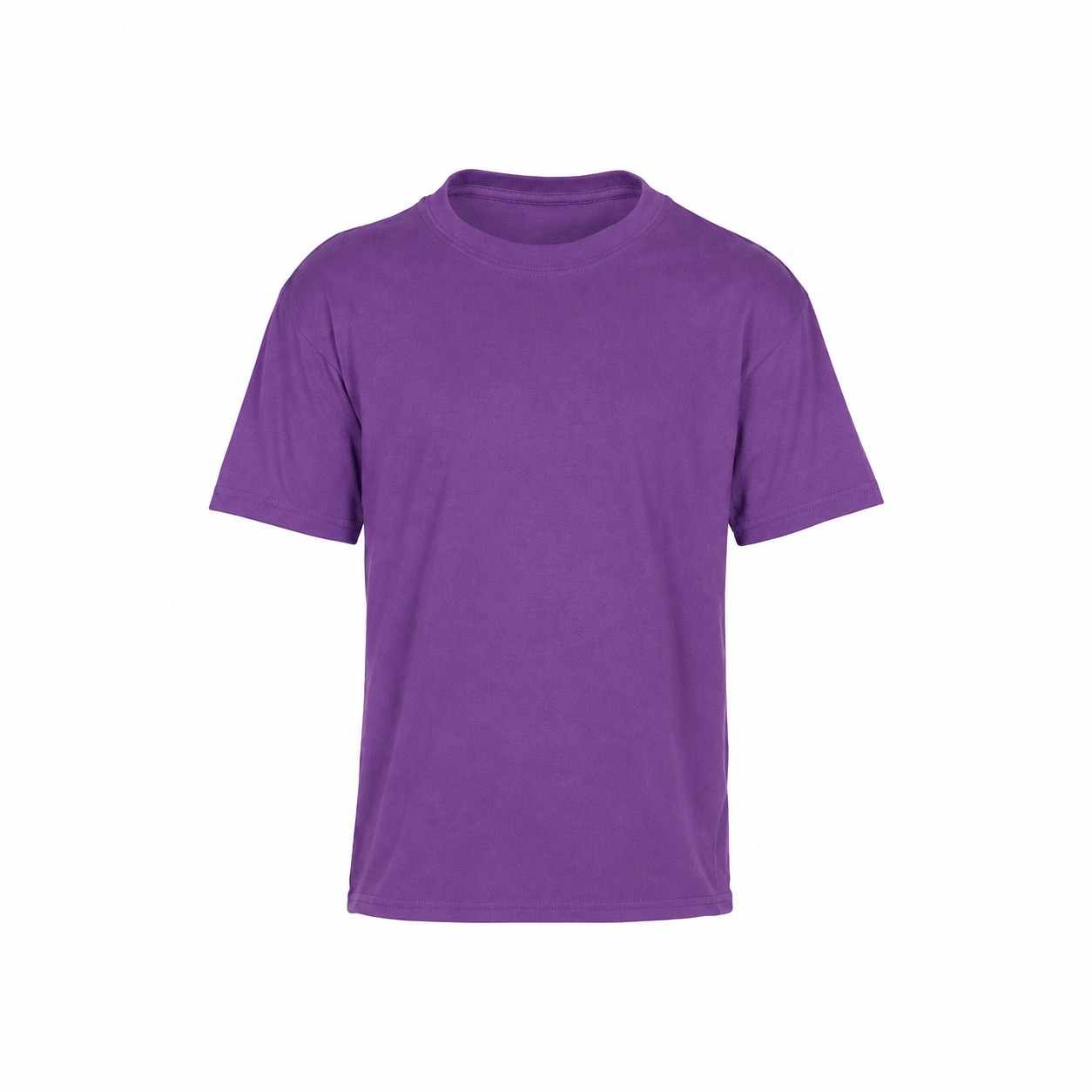 Essential Youth Cotton T Shirt — Purple