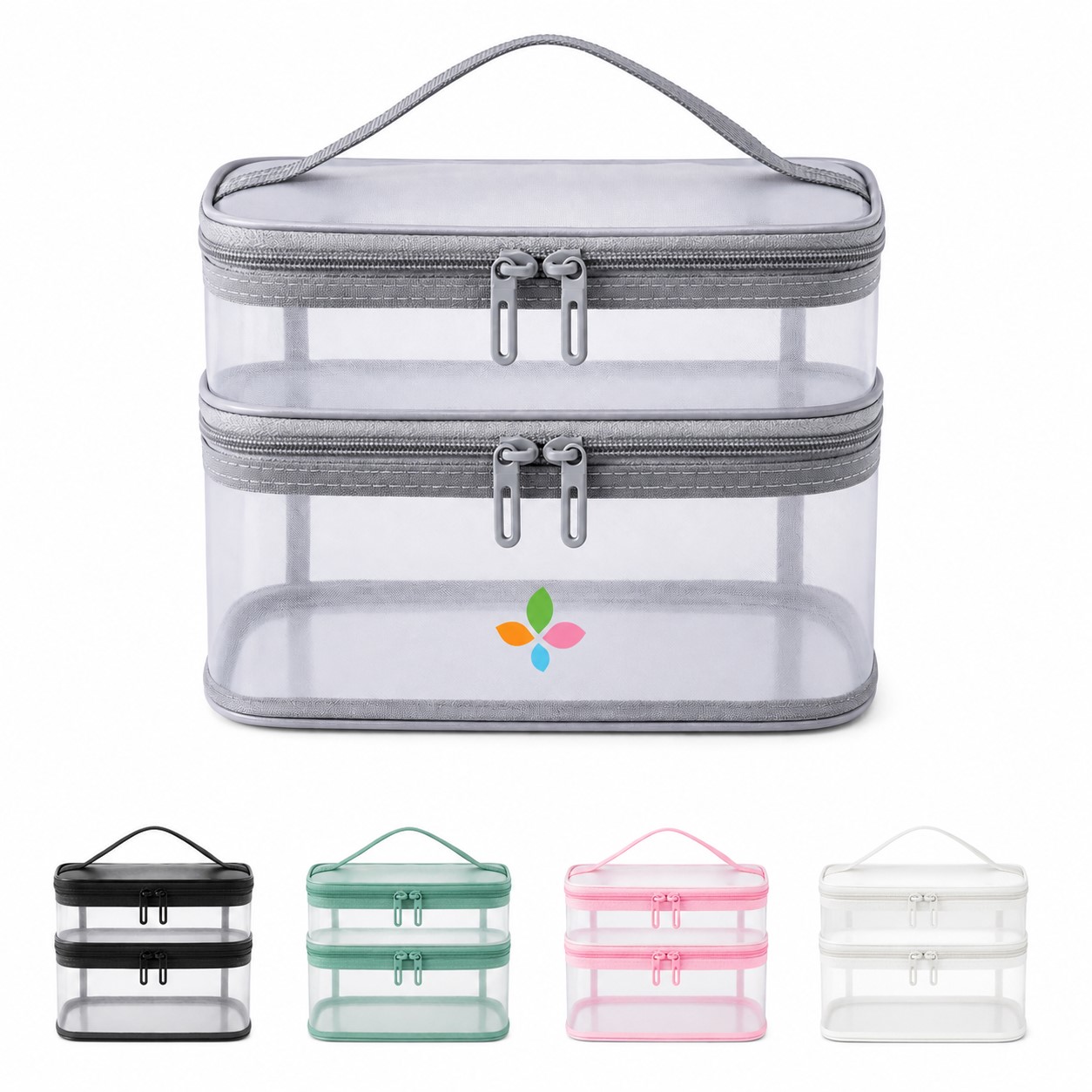 Stacked Mesh Travel Organizer Case