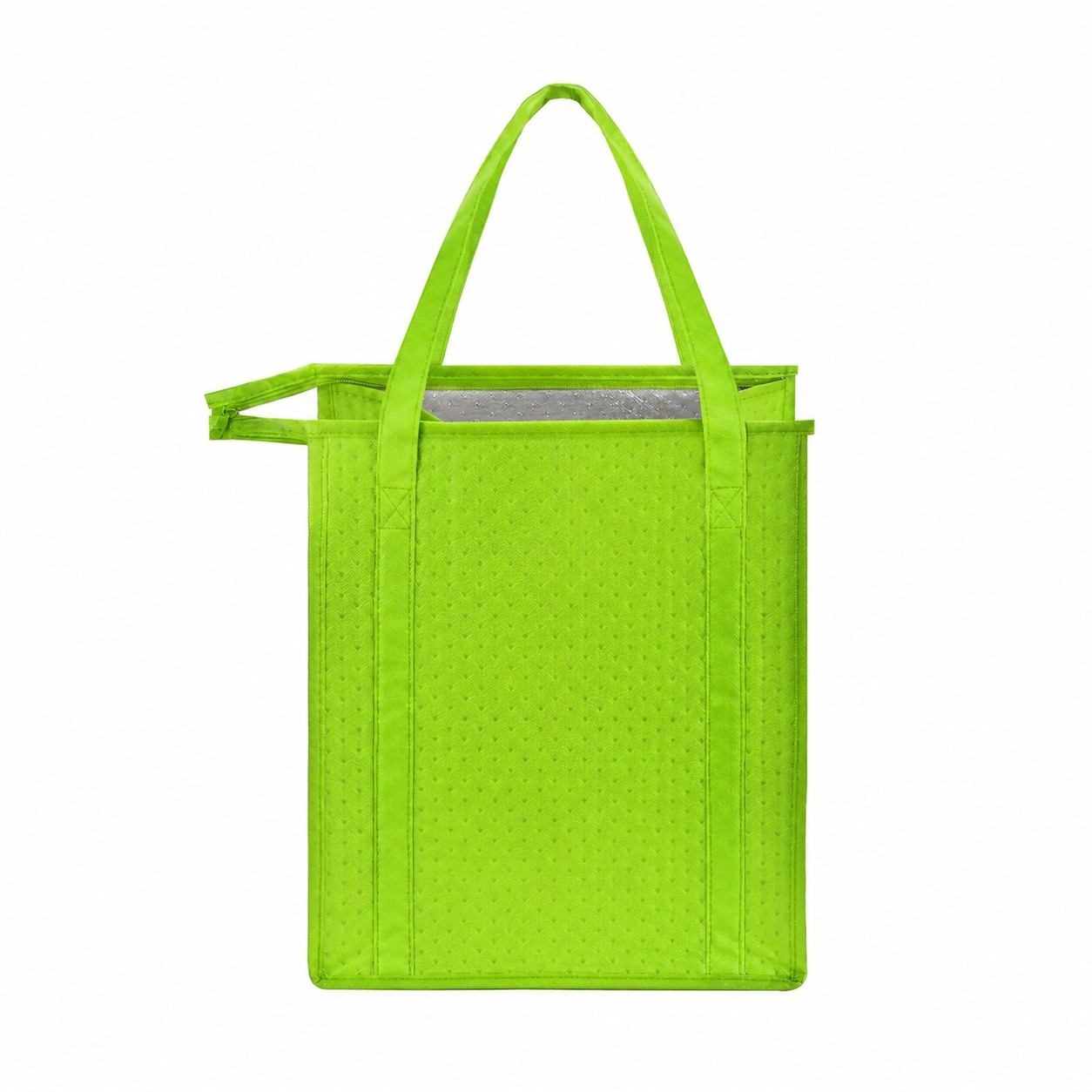 Reinforced Handles Cooler Tote — Lime Green