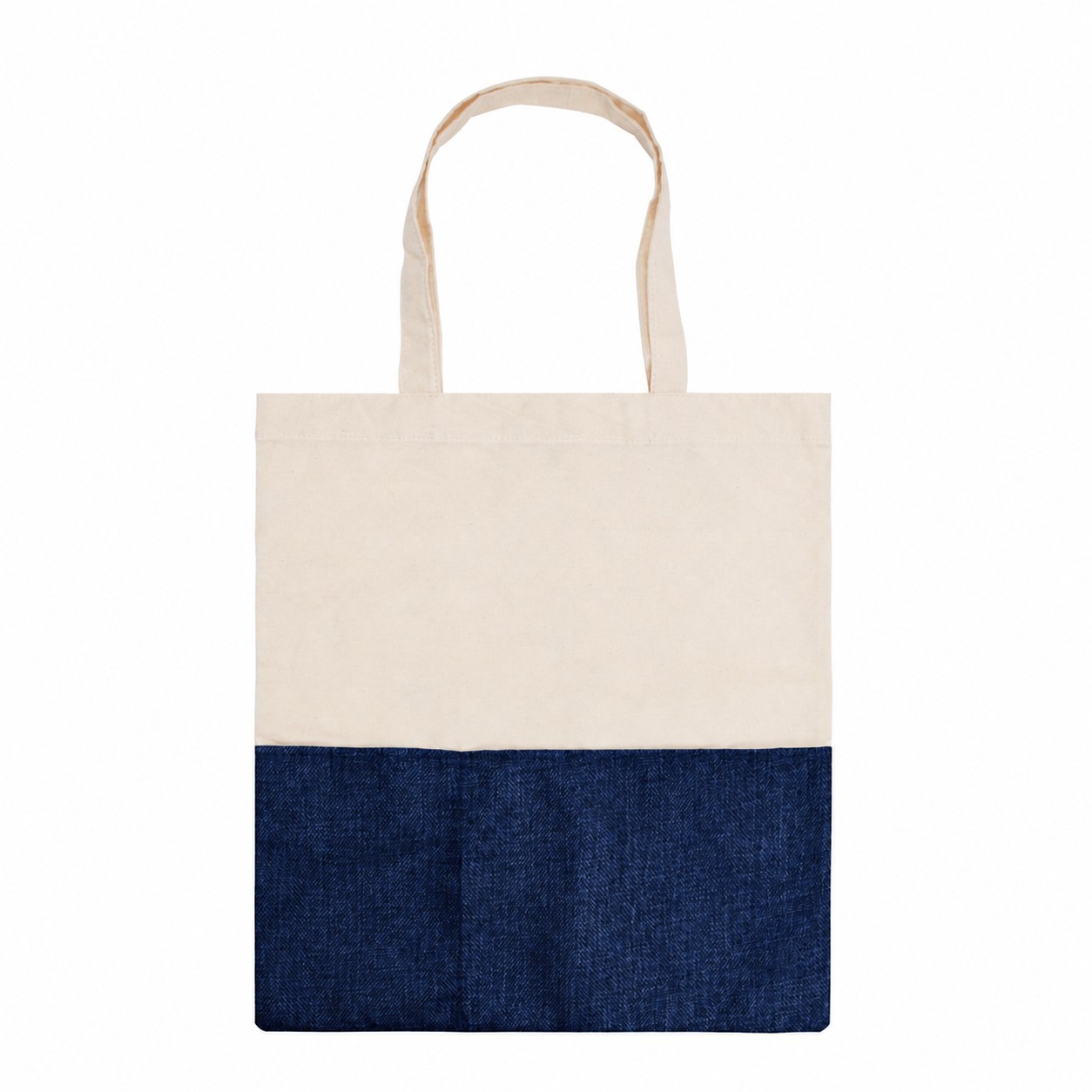 Cotton Tote Bag — Navy Blue