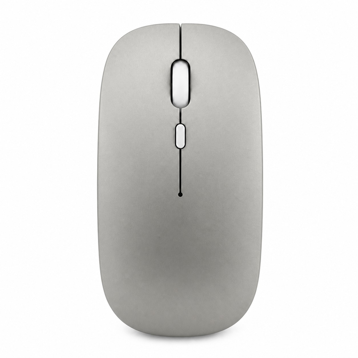 Rechargeable Wireless Bluetooth Mouse — Nickel Silver