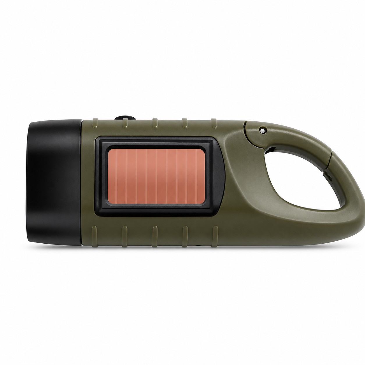 Solar Hand Crank Emergency Flashlight — view 2