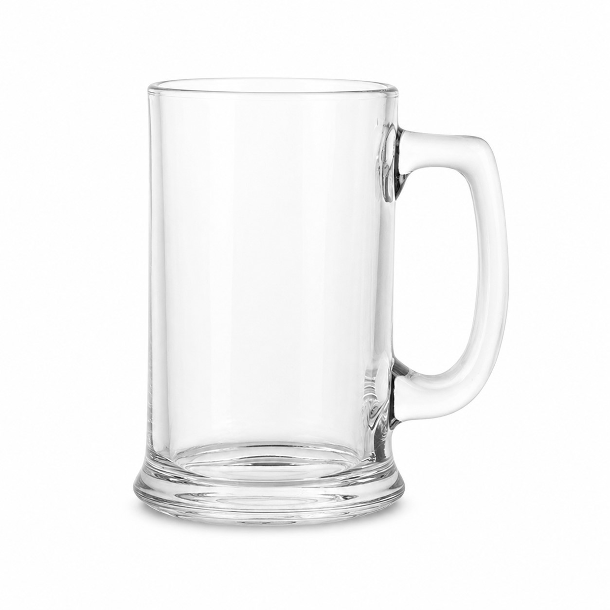 Prominent Base 14 Oz Glass Beer Mug — view 2