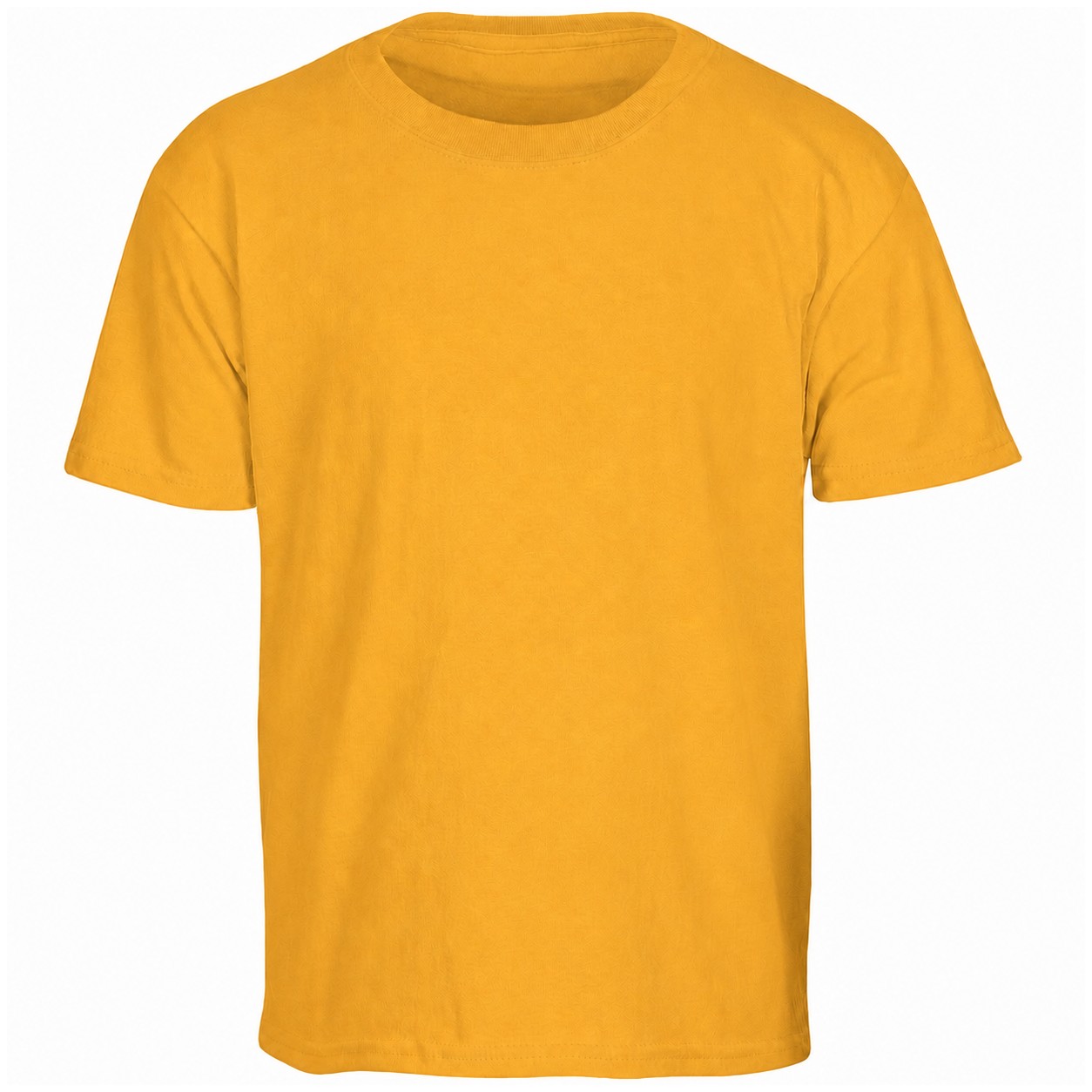 Youth Cotton T Shirt — Gold
