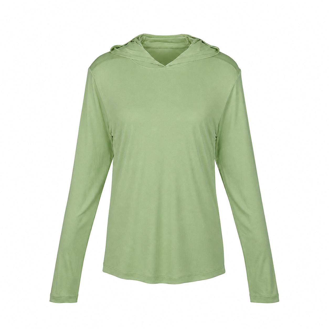Polyester Hooded Sun Shirt — Green