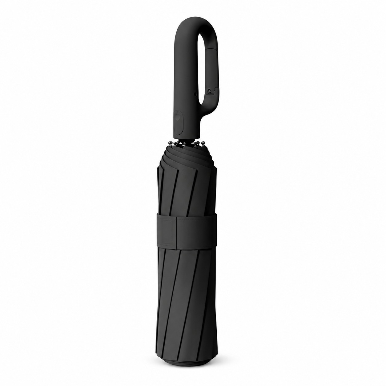 One Button Folding Umbrella With Hook Handle — view 2