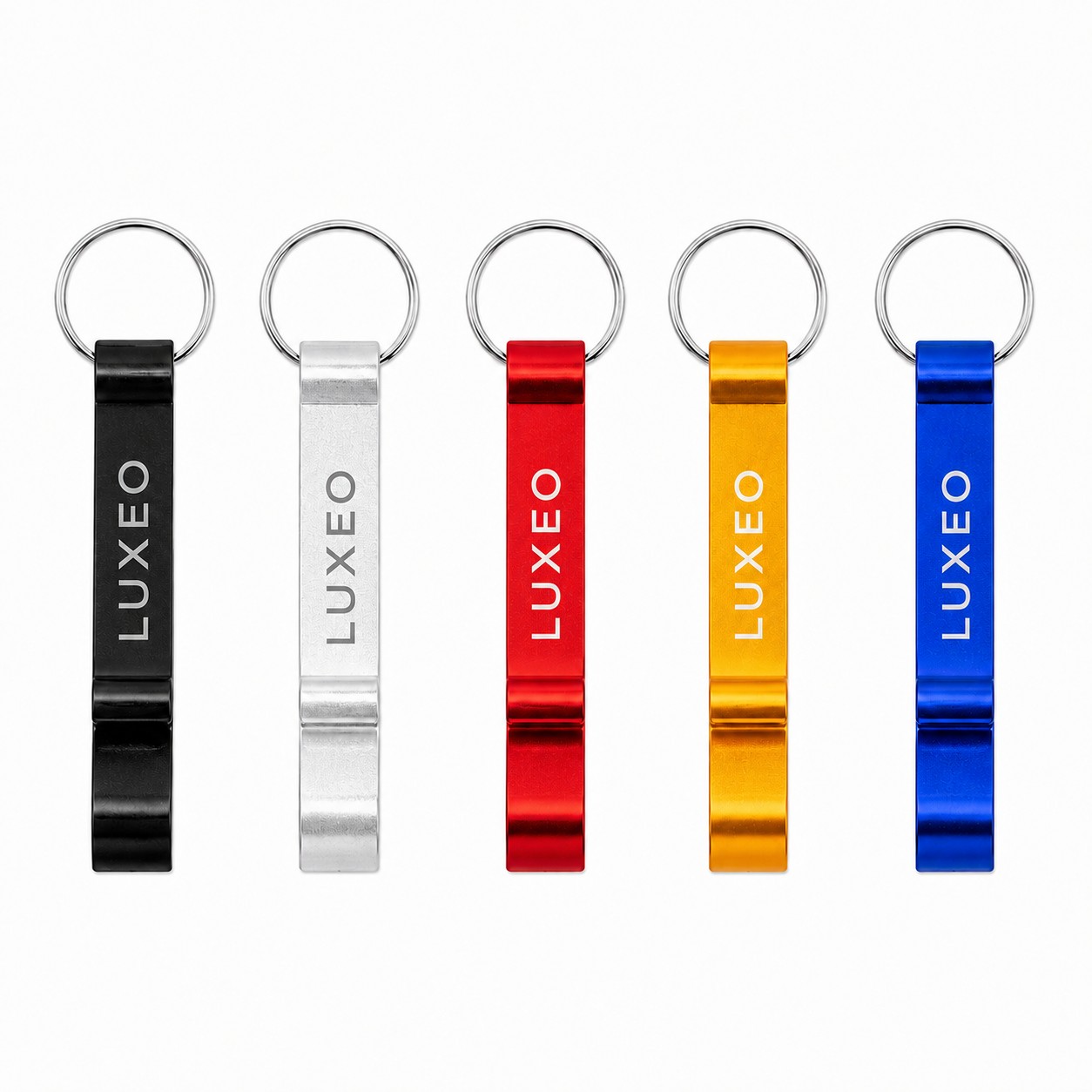 Compact Metal Bottle Opener Keychain