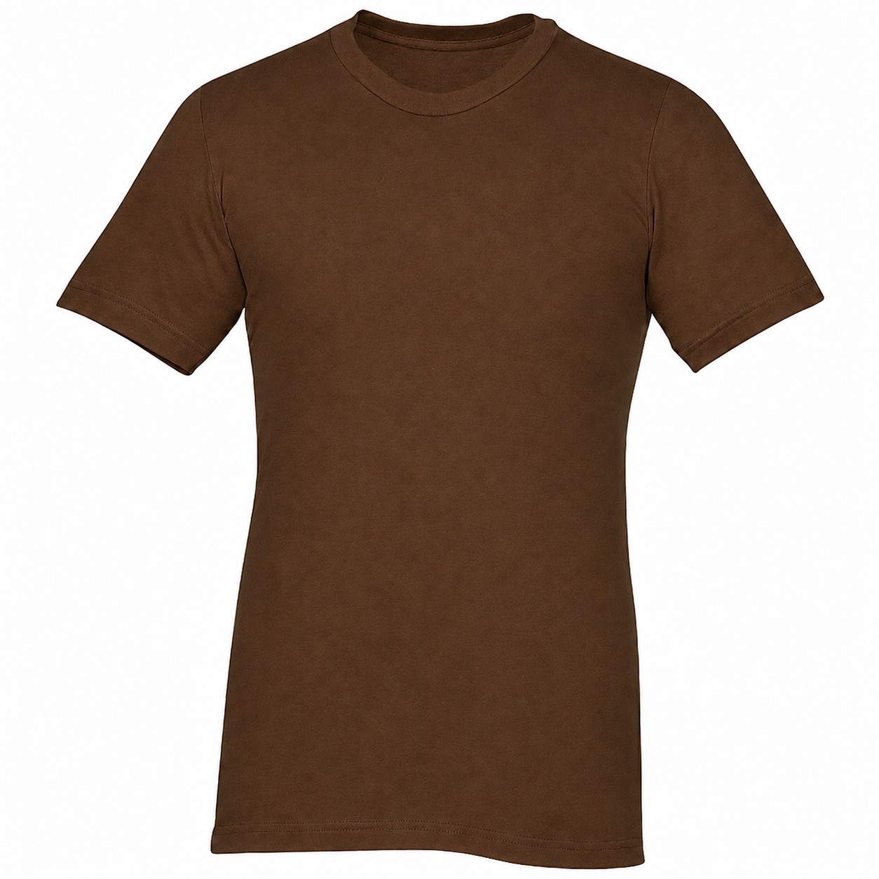 Men's Fitted Fine Jersey Shirt — Brown