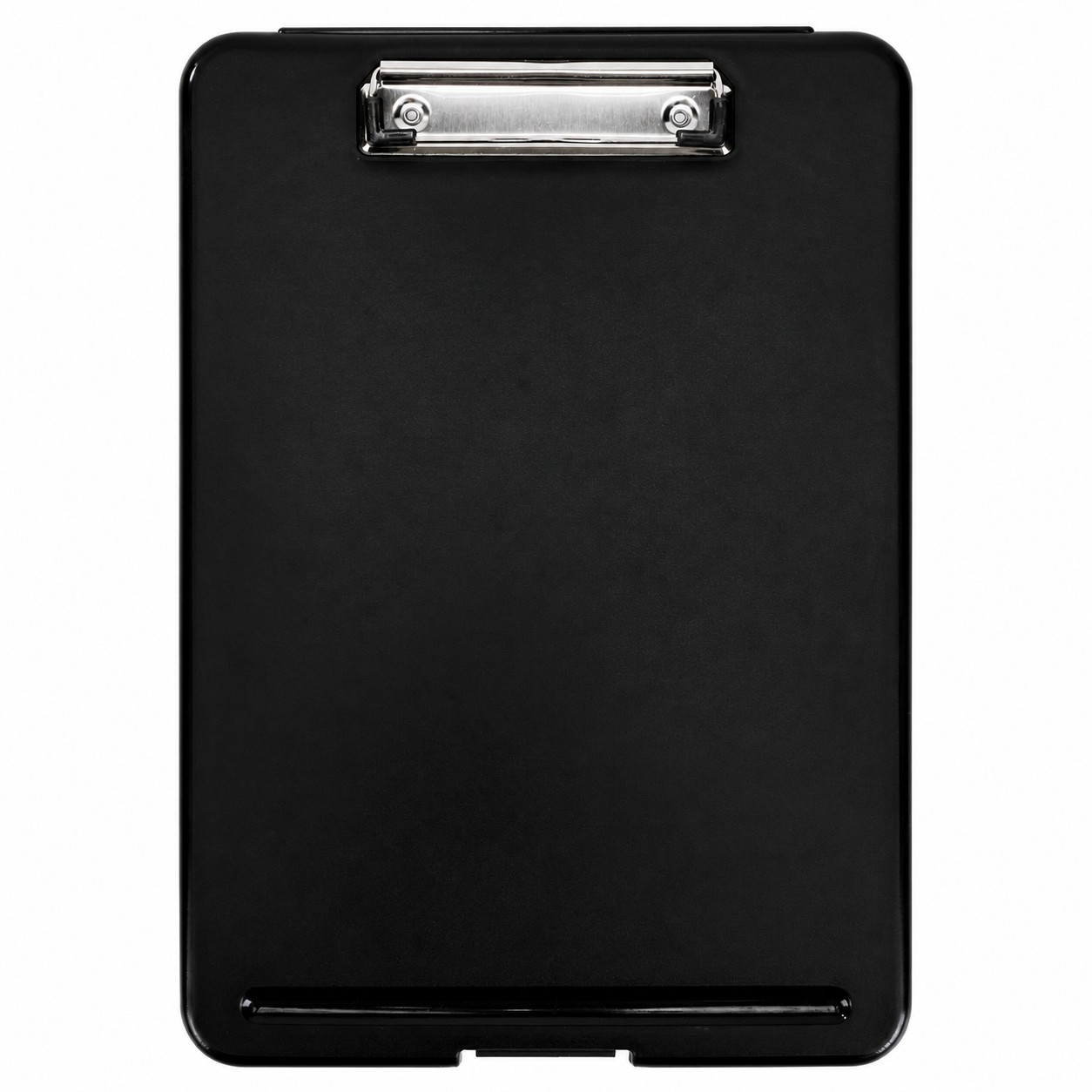 PP Plastic Clipboard Storage Case — Black