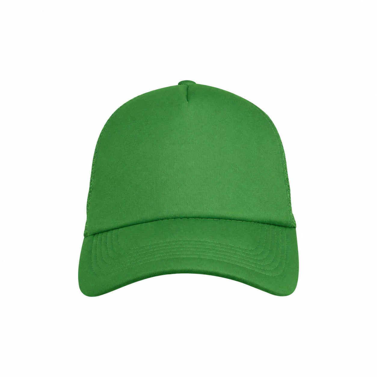 22.8-Inch Five-Panel Foam Trucker Cap — Green