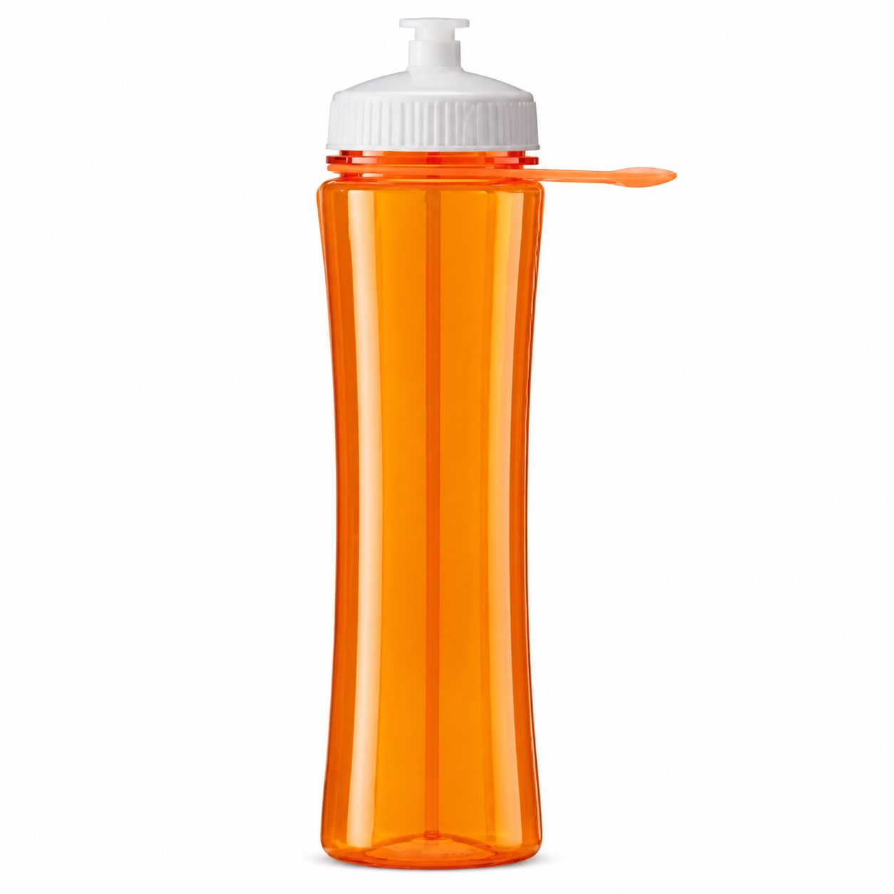 Tapered Polypropylene Sports Bottle With Push Pull Lid — view 2