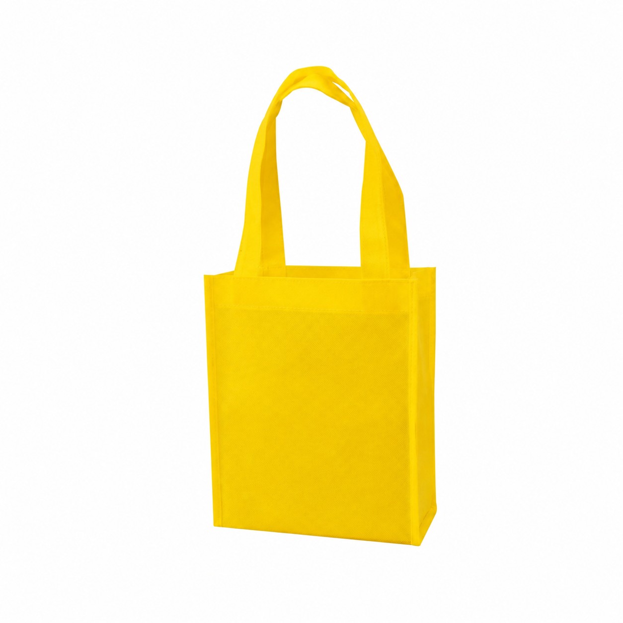 Mini 4" Gusset Tote Bag — Yellow