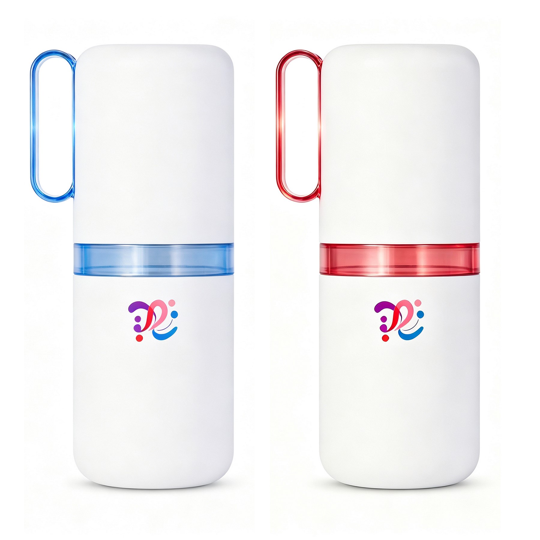 Dual Chamber ABS Travel Toothbrush Holder
