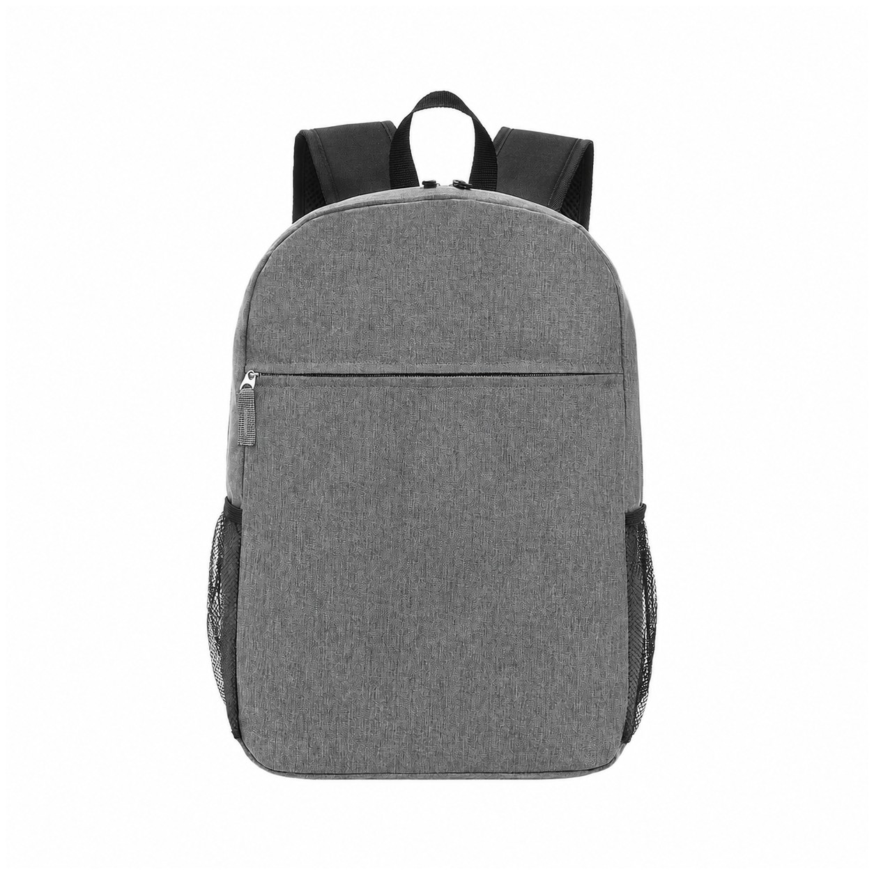 300D Polyester Gray Laptop Backpack — Gray