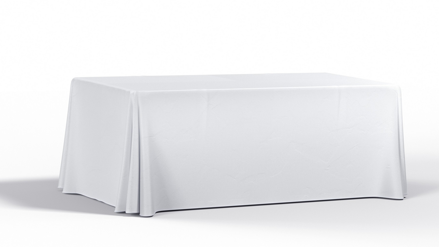 Draped 6' Polyester Table Cover — view 2