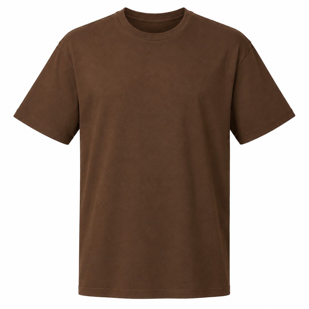 Men's Colorblock Polyester Quarter-Zip Pullover — Brown