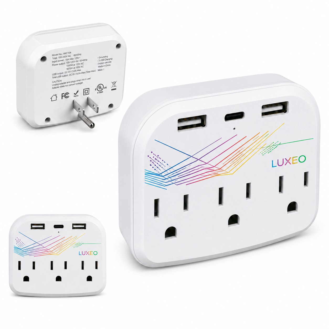 Outlet Extender With Phone Stand