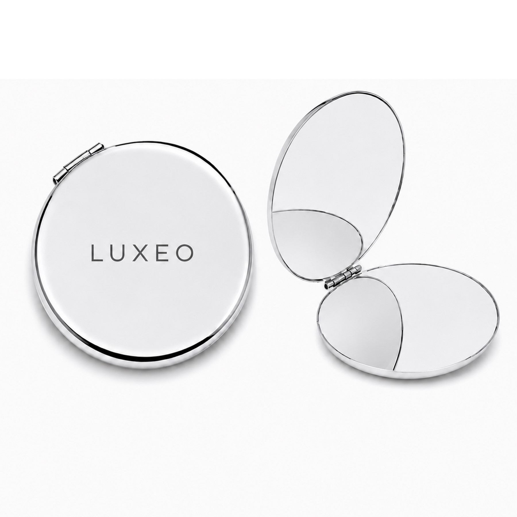 Double Sided Stainless Steel Compact Mirror