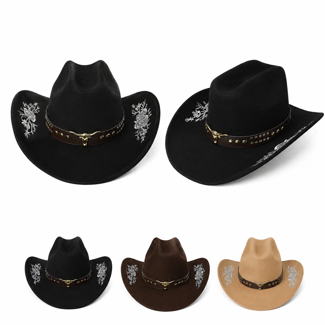 Polyester Western Cowboy Hat
