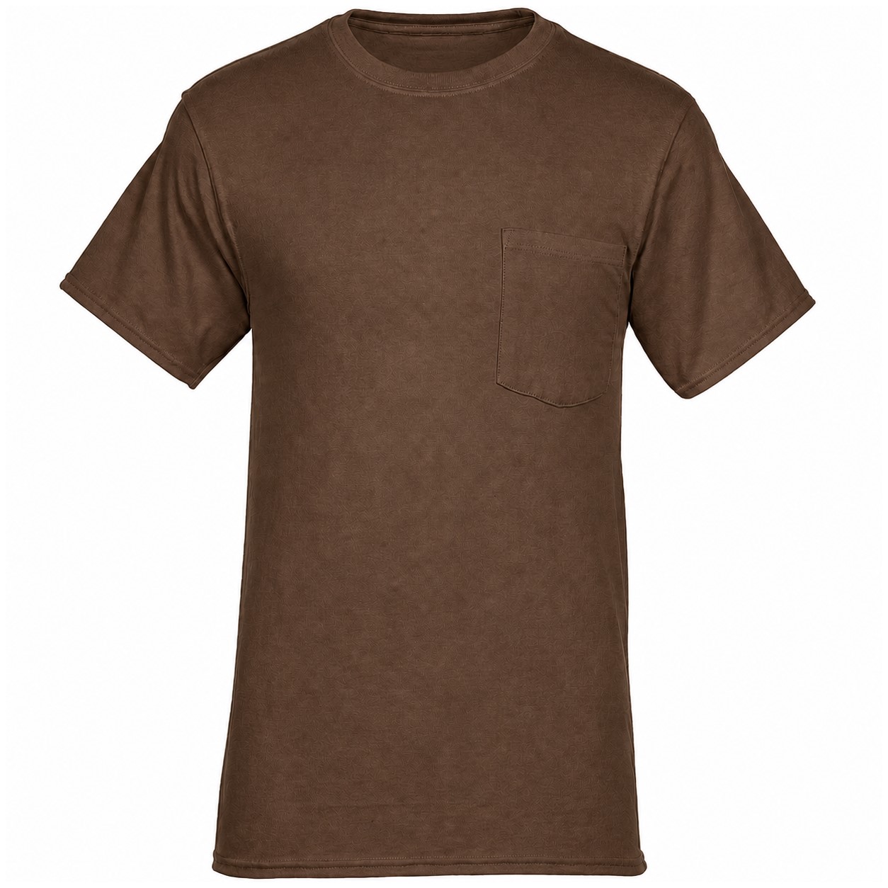 Reinforced Pocket Workwear T Shirt — Brown