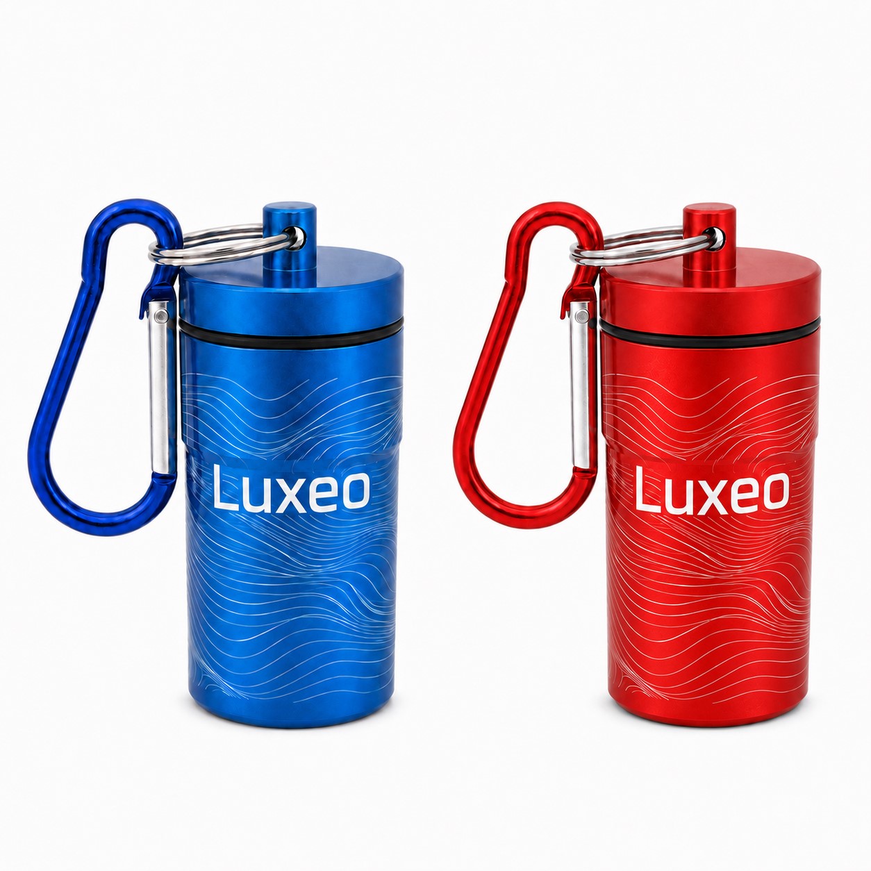 Aluminum Alloy Keychain Medicine Case