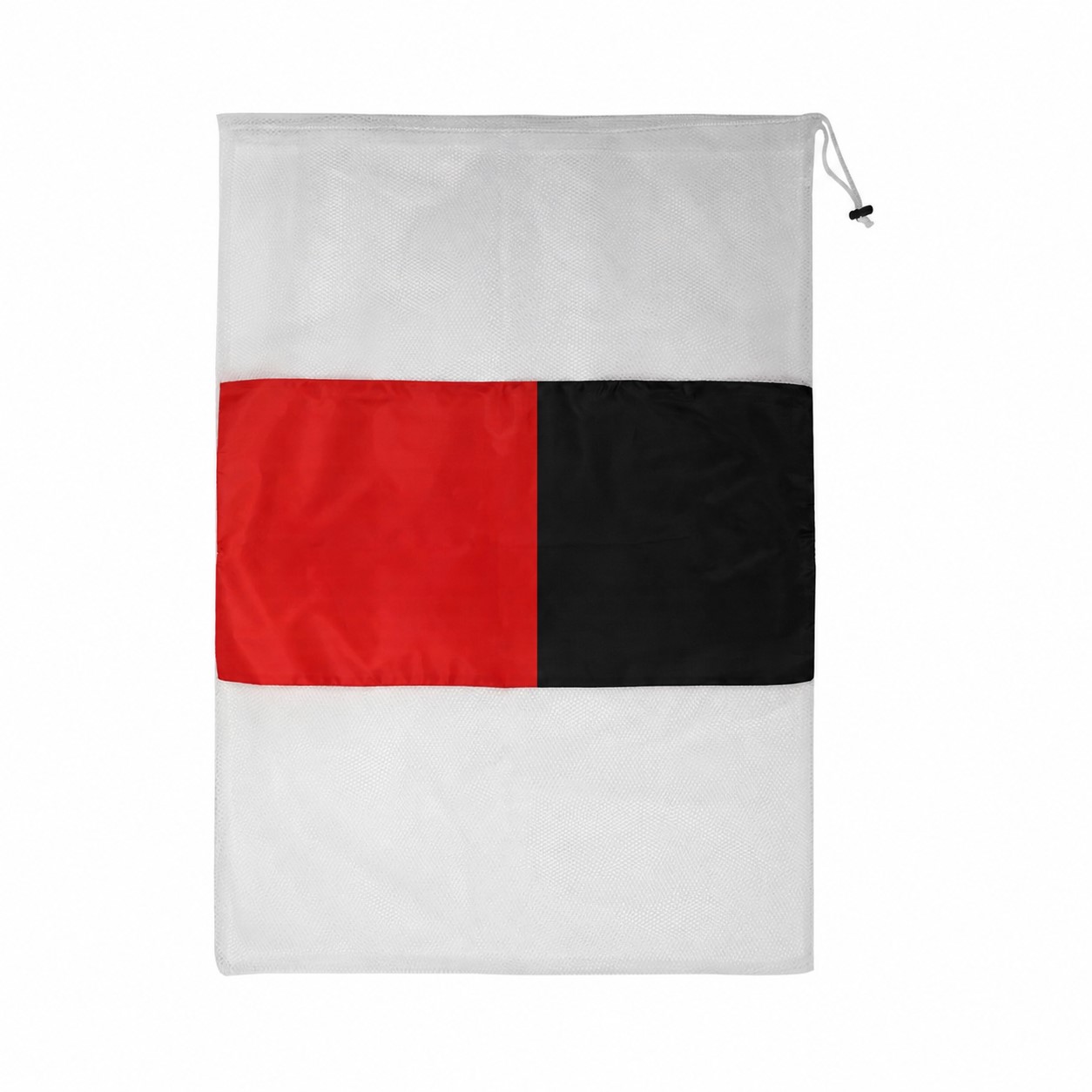 210D Polyester Mesh Laundry Bag — Red/Black