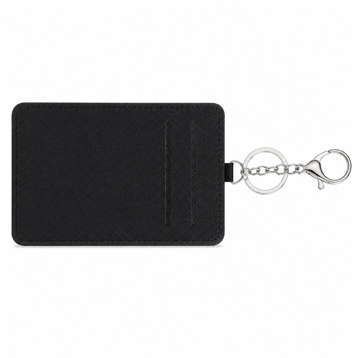 Compact ABS Card Holder Keychain — view 2