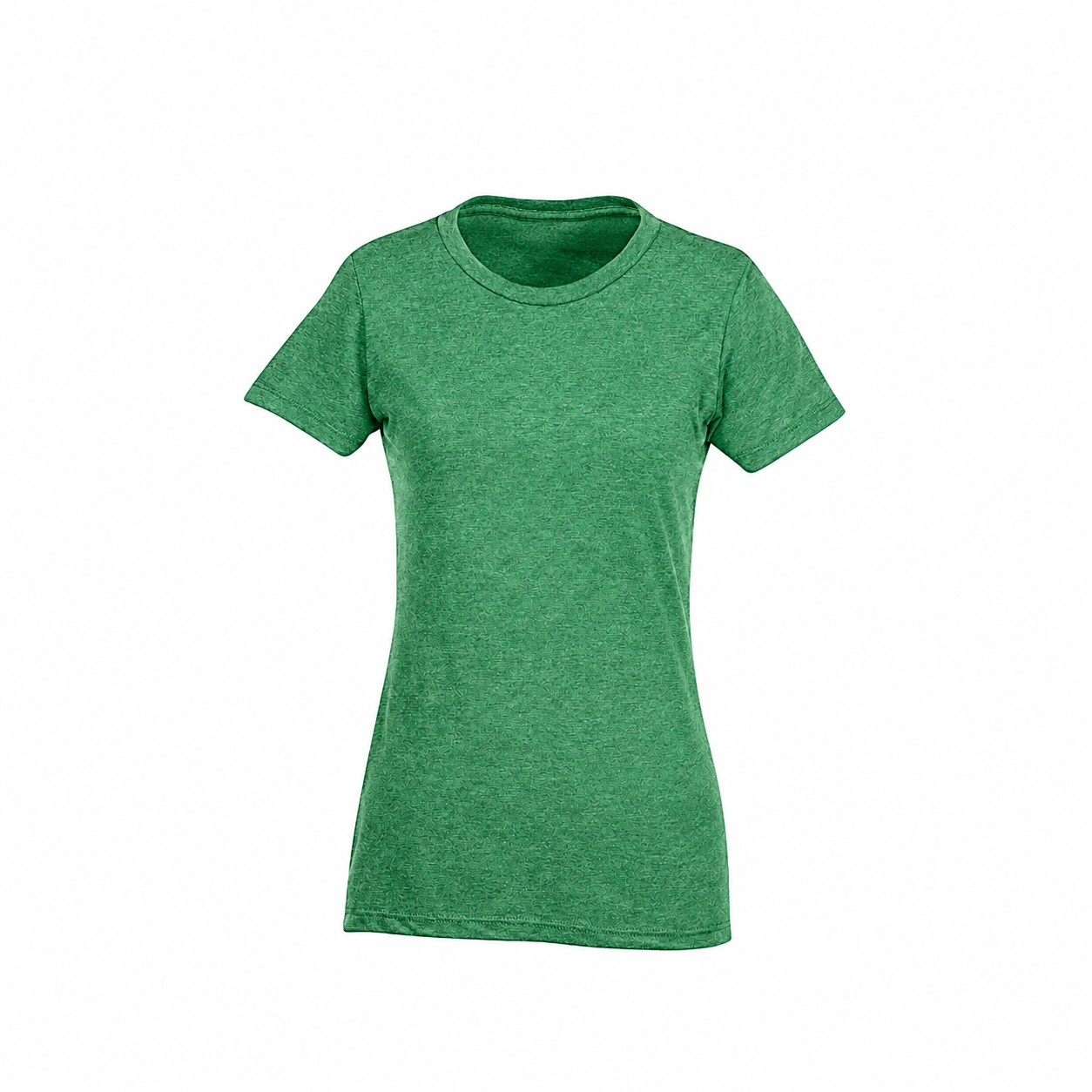Ladies Combed Ringspun Cotton Blend Tee — Green