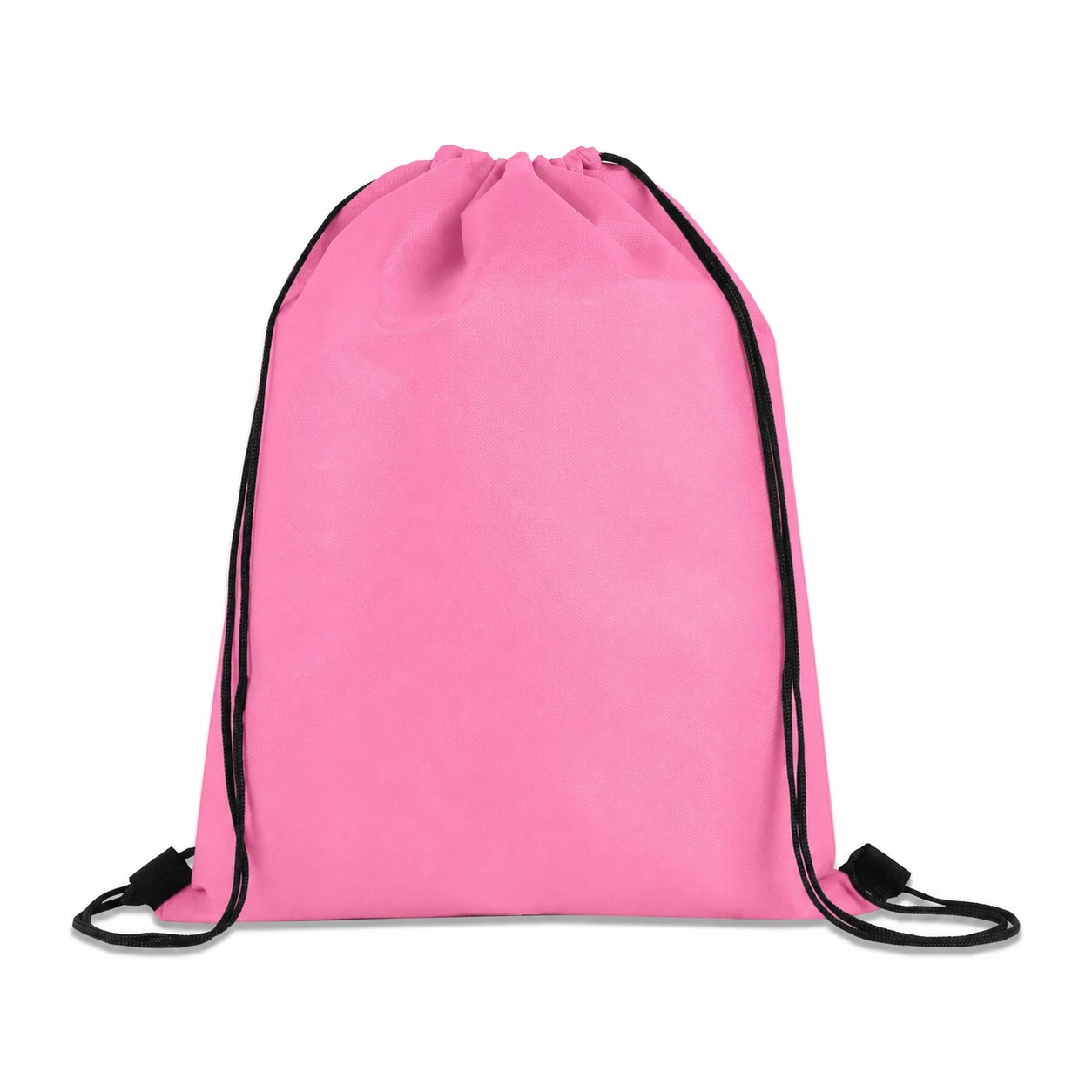 80GSM Non-Woven Drawstring Bag — Pink