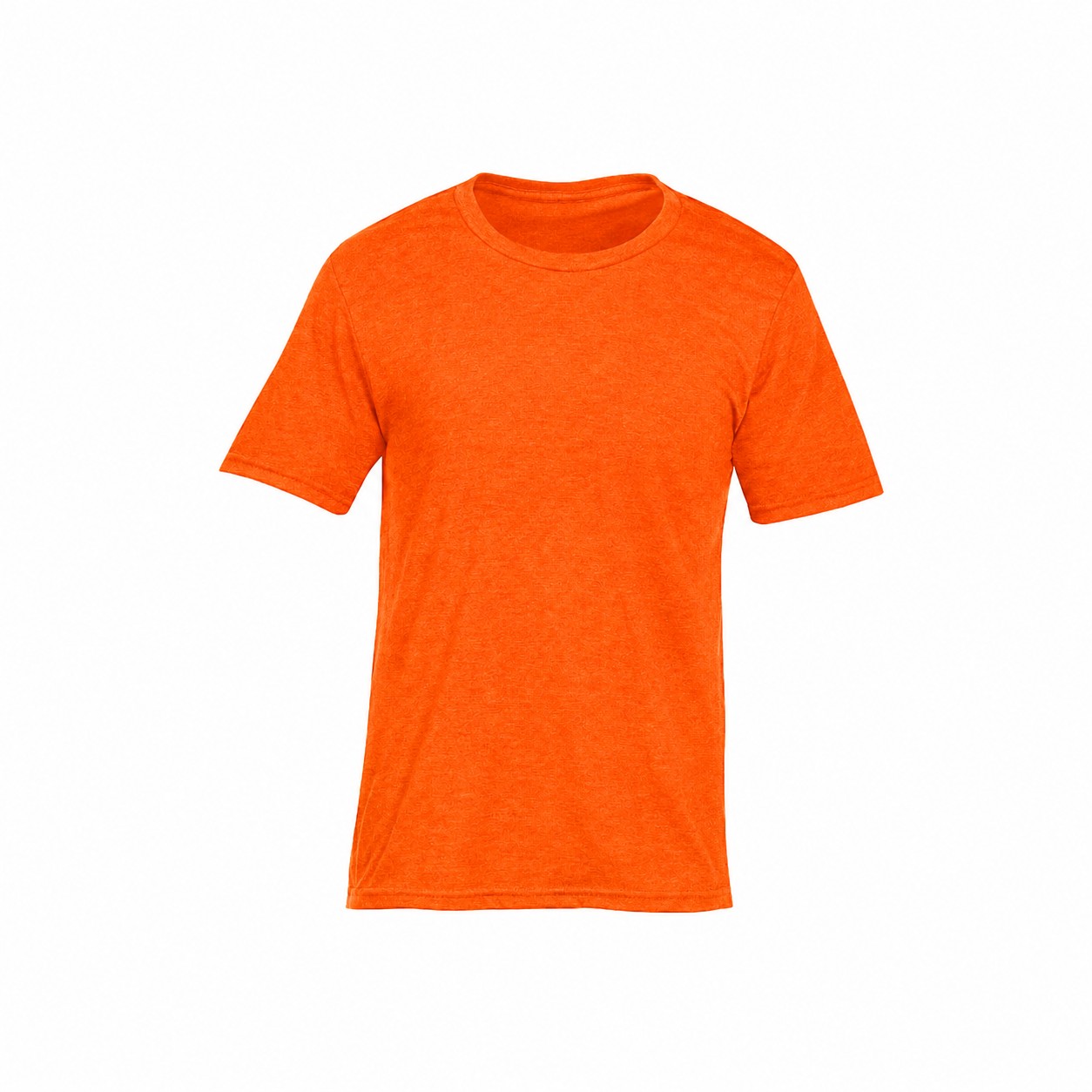 Men's Cotton Polyester Blend T-Shirt — Orange