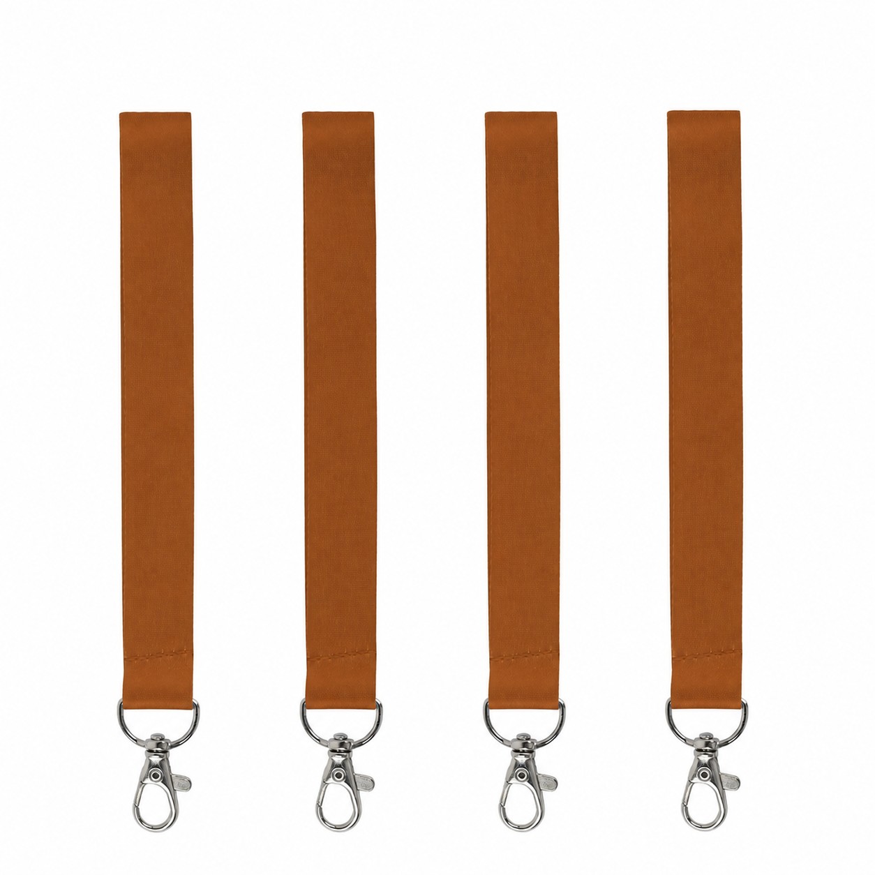 Polyester Wrist Keychain Strap — Copper Brown