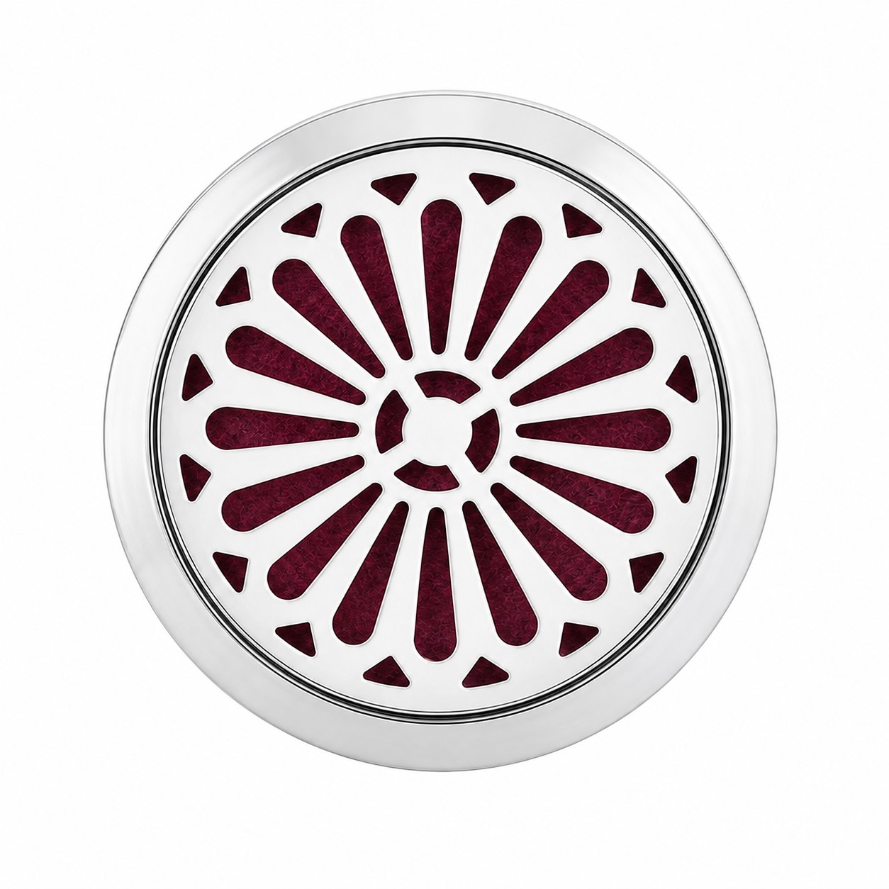 Round Metal Car Vent Aroma Diffuser — view 2