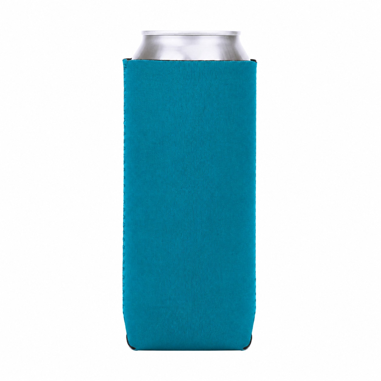 Tall Boy Neoprene Can Cooler — Teal Blue