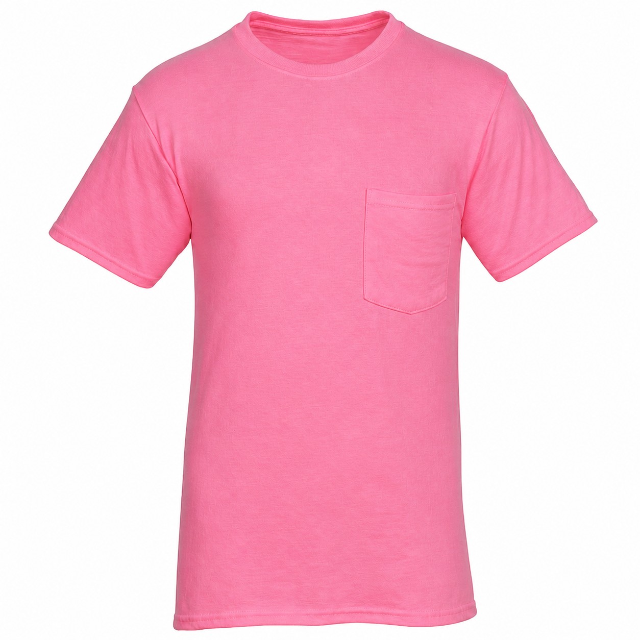 Moisture Wicking Pocket Tee — Pink
