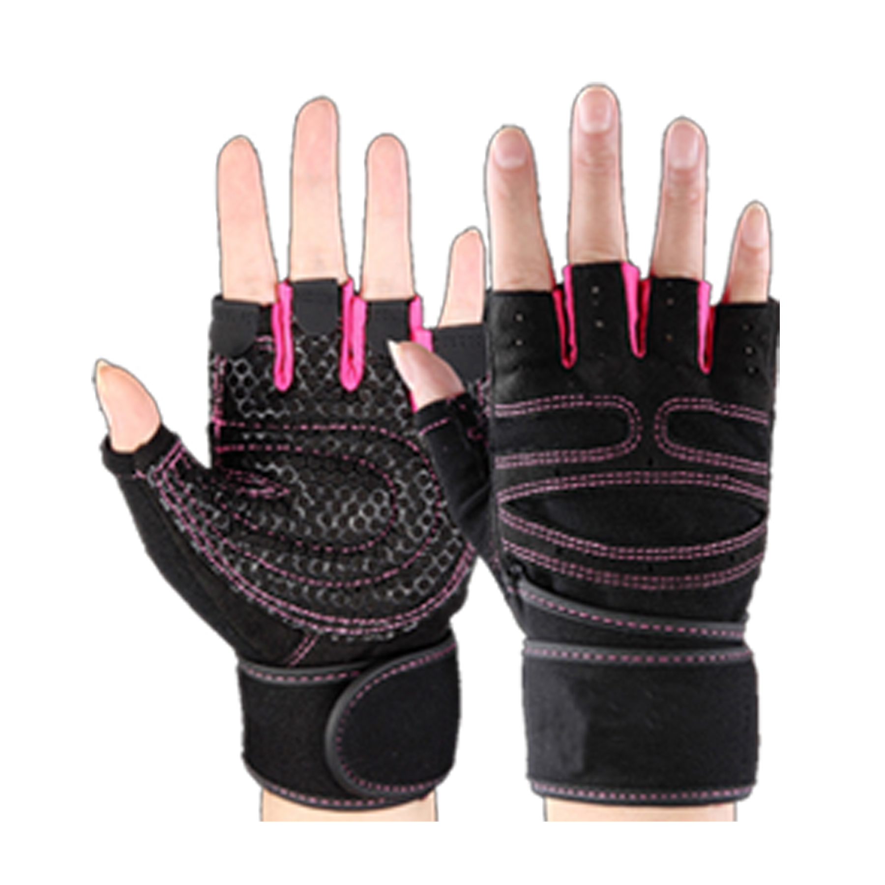 Fiber Open Finger Training Gloves — view 2