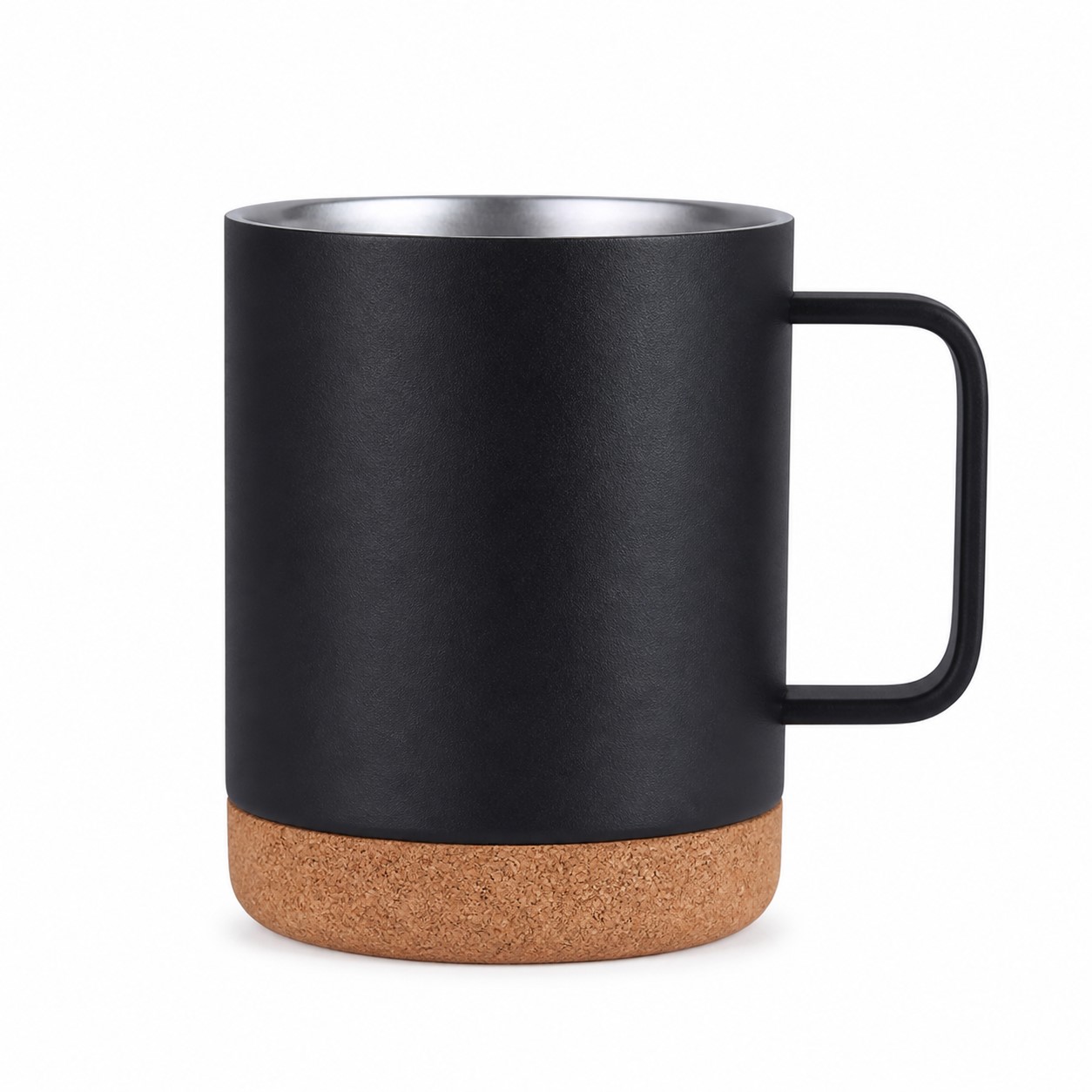 Cork Base Stainless Steel Coffee Mug — view 2