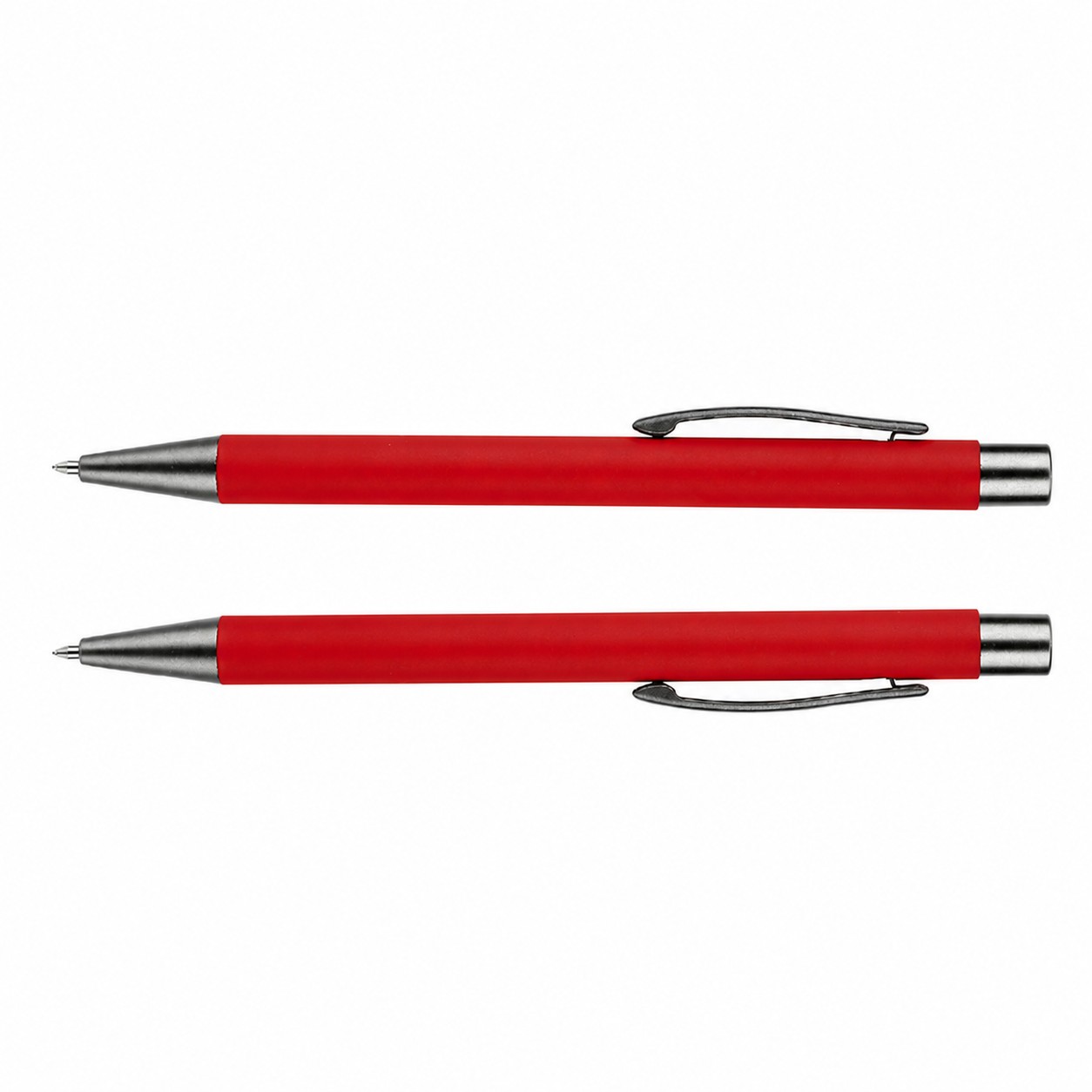 Bowie Rubberized Aluminum Ballpoint Pen — Royal Blue