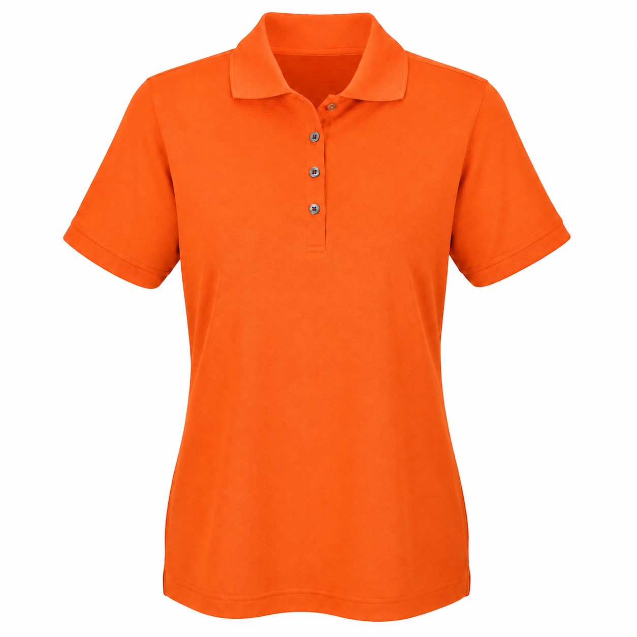 Ladies Ringspun Cotton Scoop Tank — Orange