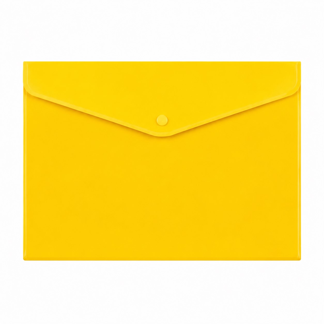 Translucent Polypropylene Document Envelope With Snap — view 2