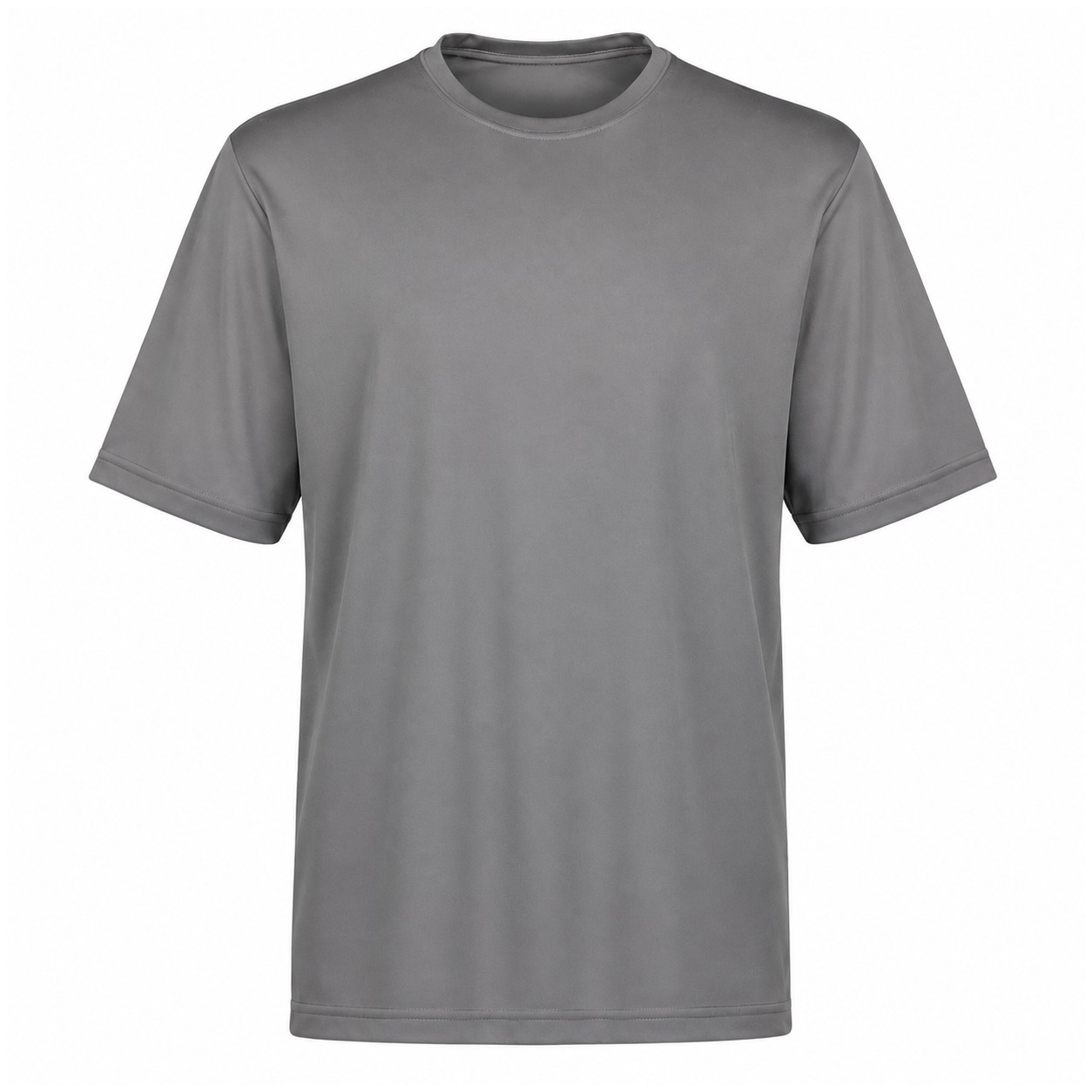 Recycled Polyester Stretch Quarter-Zip Pullover — Gray
