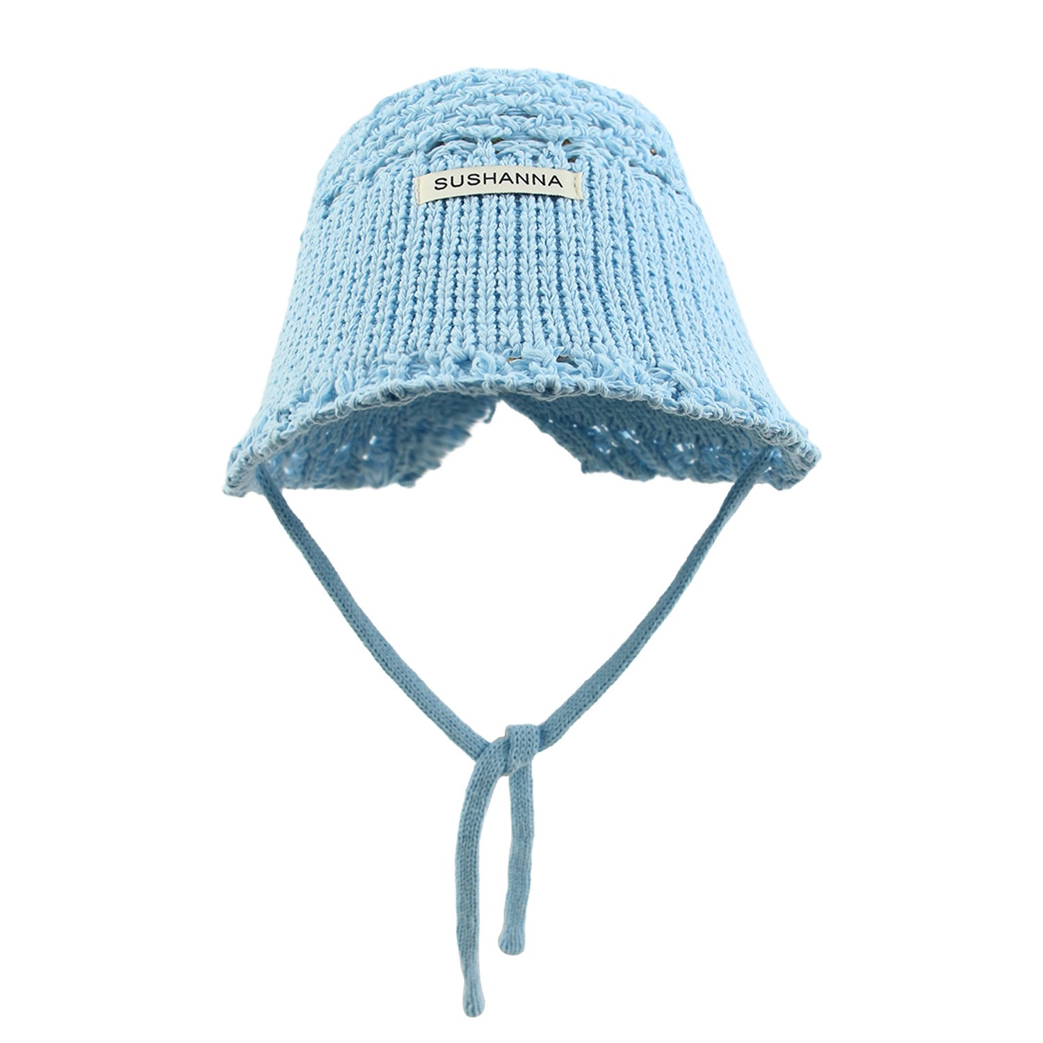 Hollow Knit Polyester Bucket Hat — view 2