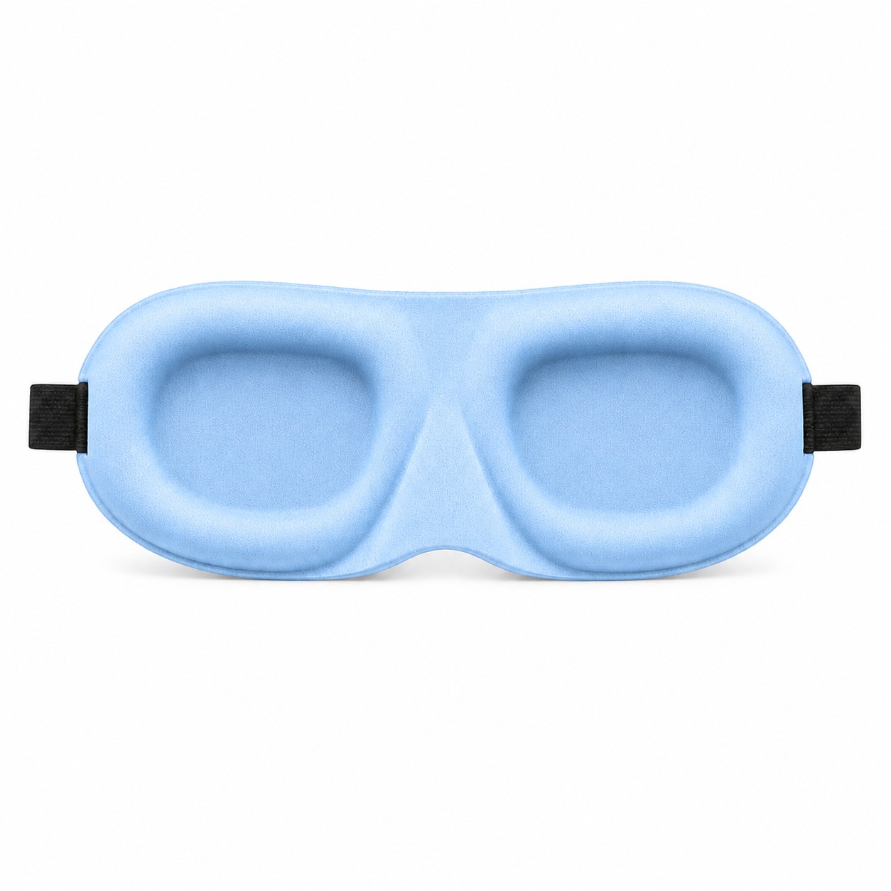3D Contoured Foam Sleep Mask — Light Blue