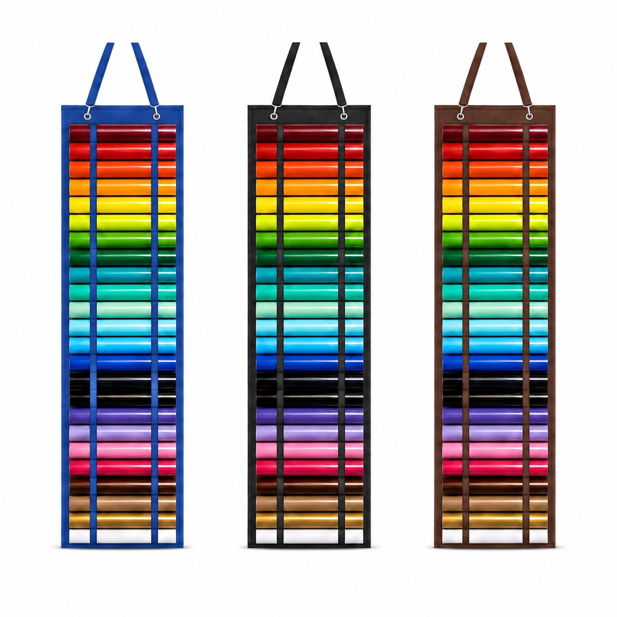 Hanging Oxford Fabric Vinyl Roll Organizer
