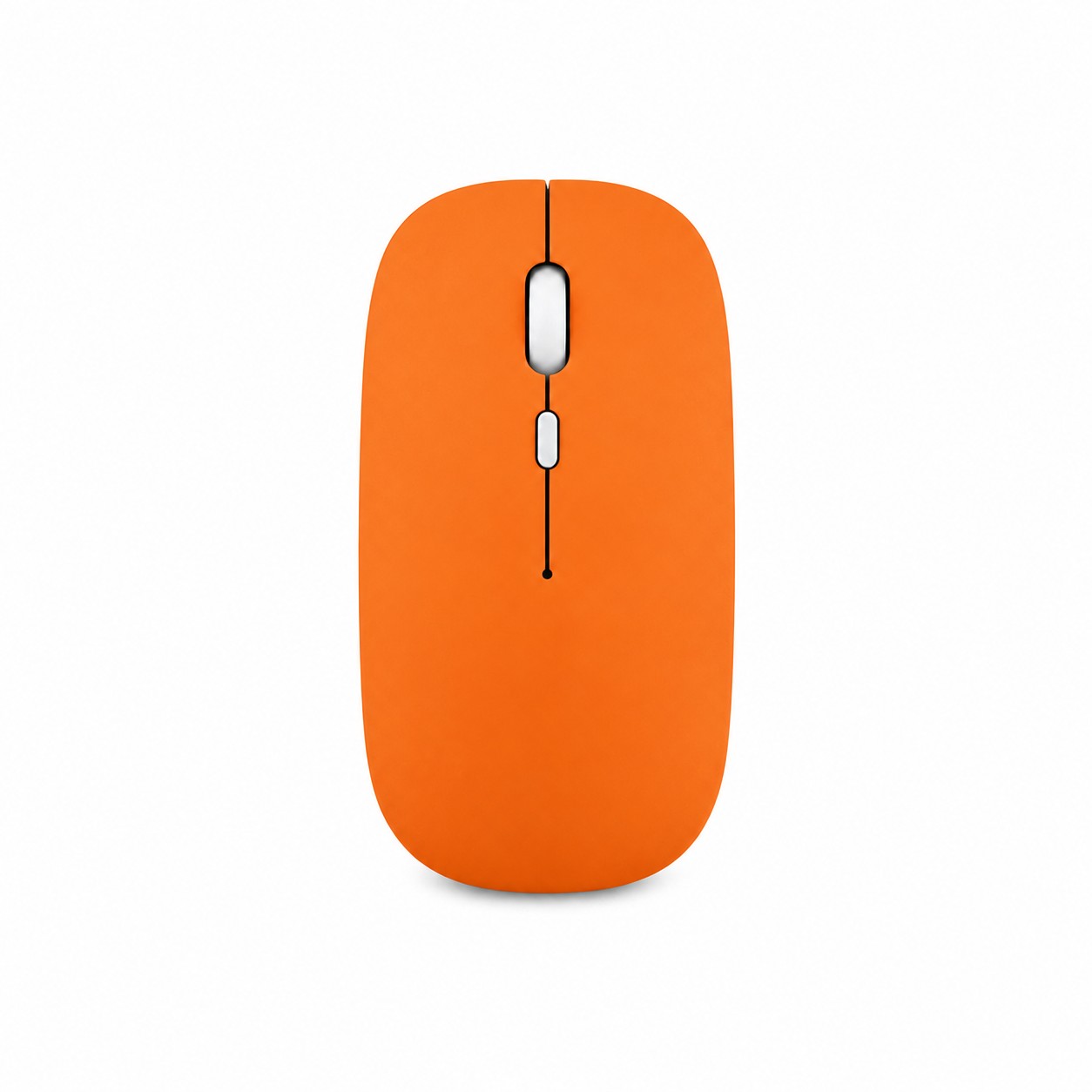 Rechargeable Wireless Bluetooth Mouse — Orange
