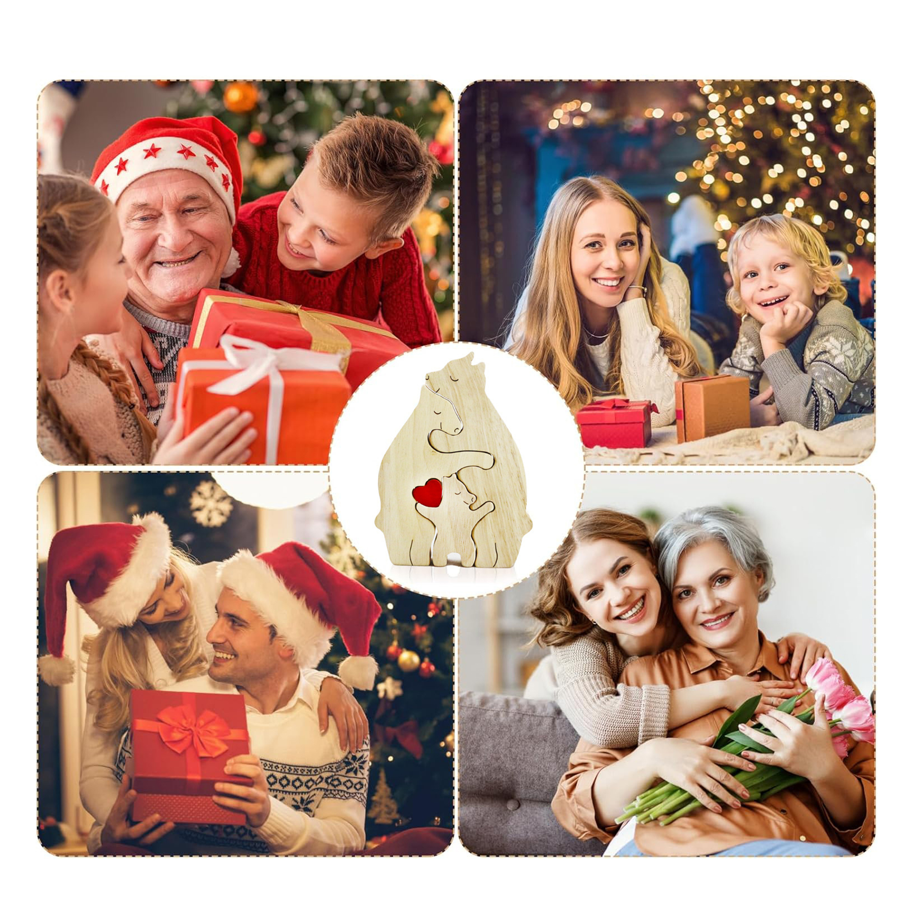 Wooden Bear Family Puzzle — view 2