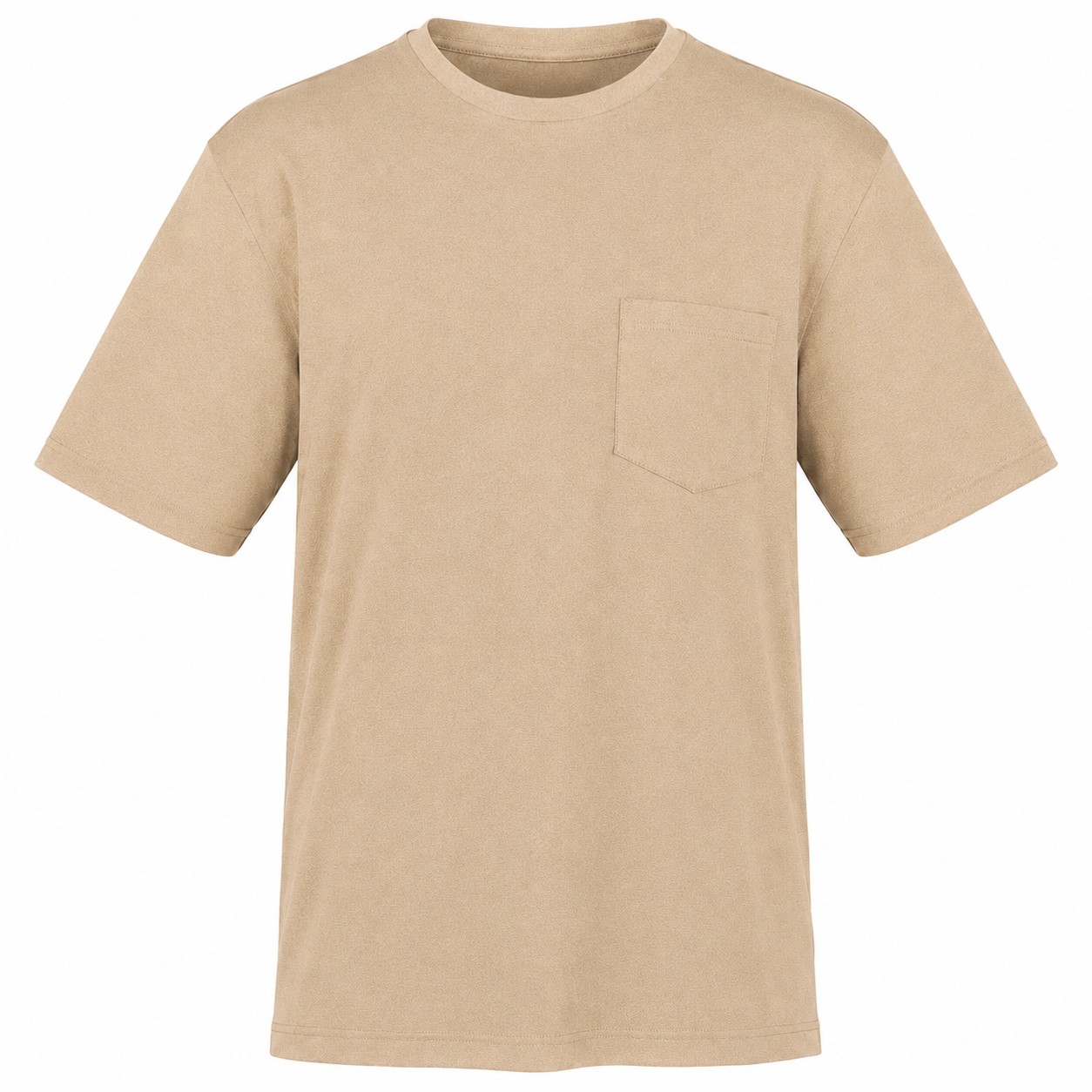 Lightweight Jersey Full Zip Hoodie — Tan Beige