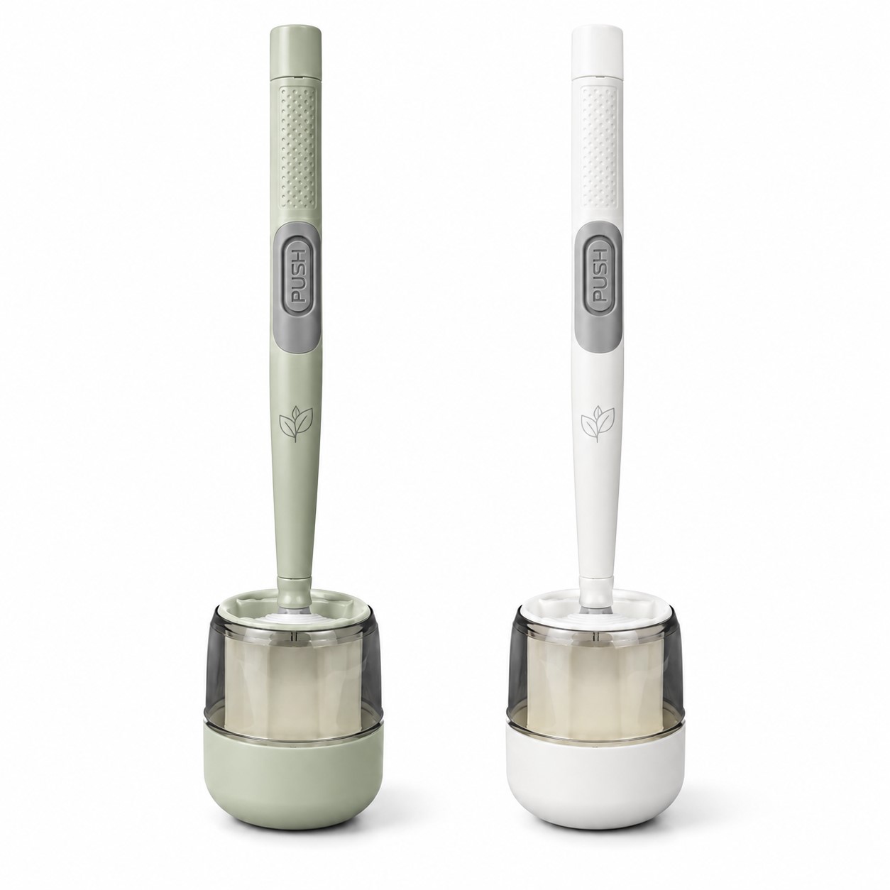 Reusable Long Handle Toilet Brush With Holder