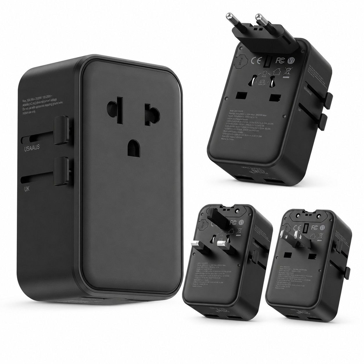 Compact Universal Travel Adapter