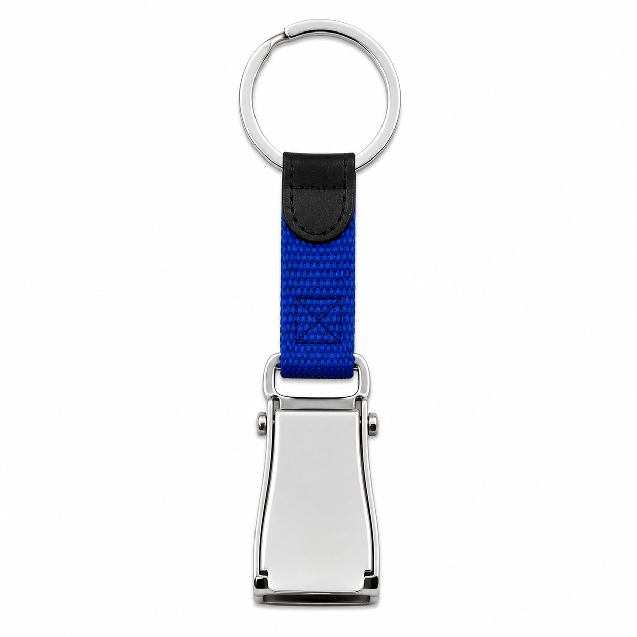 Metal Aircraft Seat Belt Buckle Keychain — view 2
