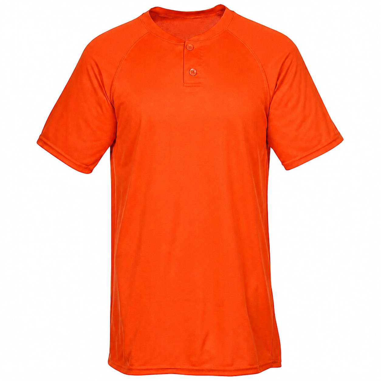 Polyester Two Button Baseball Jersey — view 2